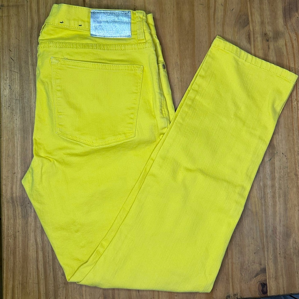 Lauren Ralph Lauren women’s yellow denim pants size 8